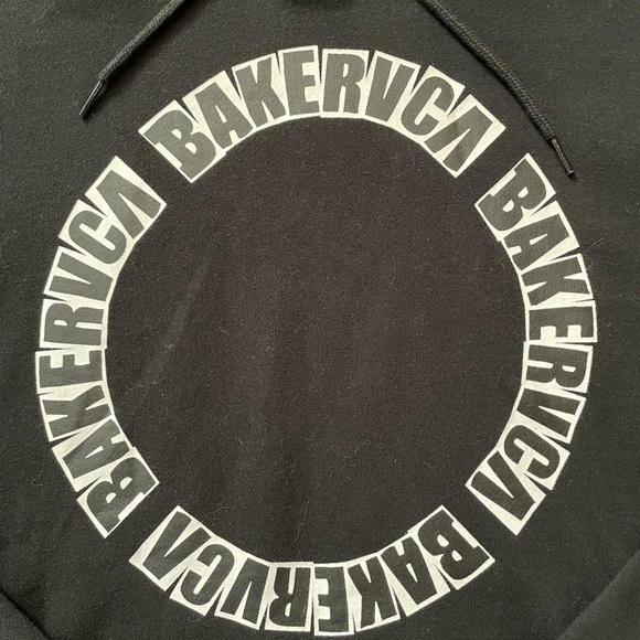 Baker Skateboards x RVCA “BakeRVCA” Men’s Skateboarding Hoodie Size Medium (NWT) - Picture 2 of 10